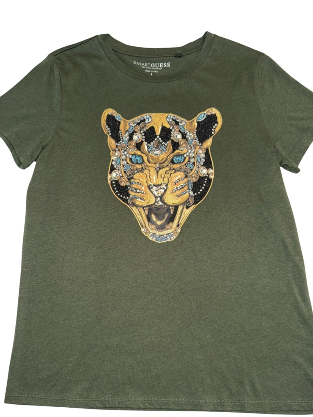 Rhinestone Tiger T-Shirt